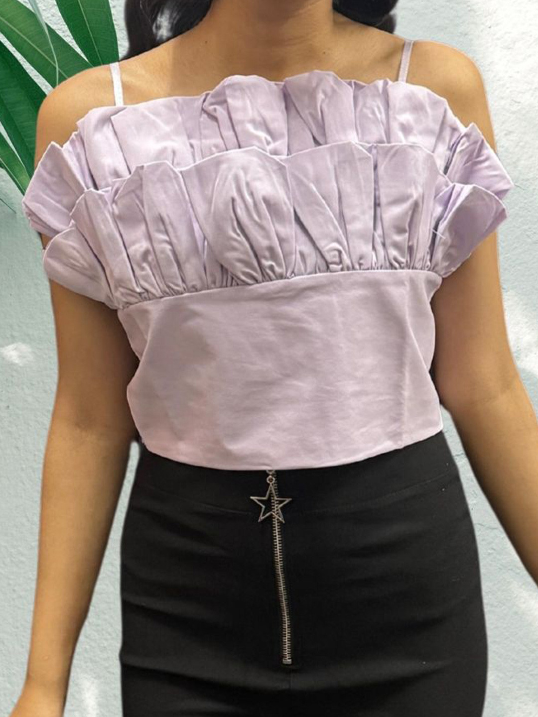 MADE FOR HER LABEL Women Shoulder Straps Regular Top