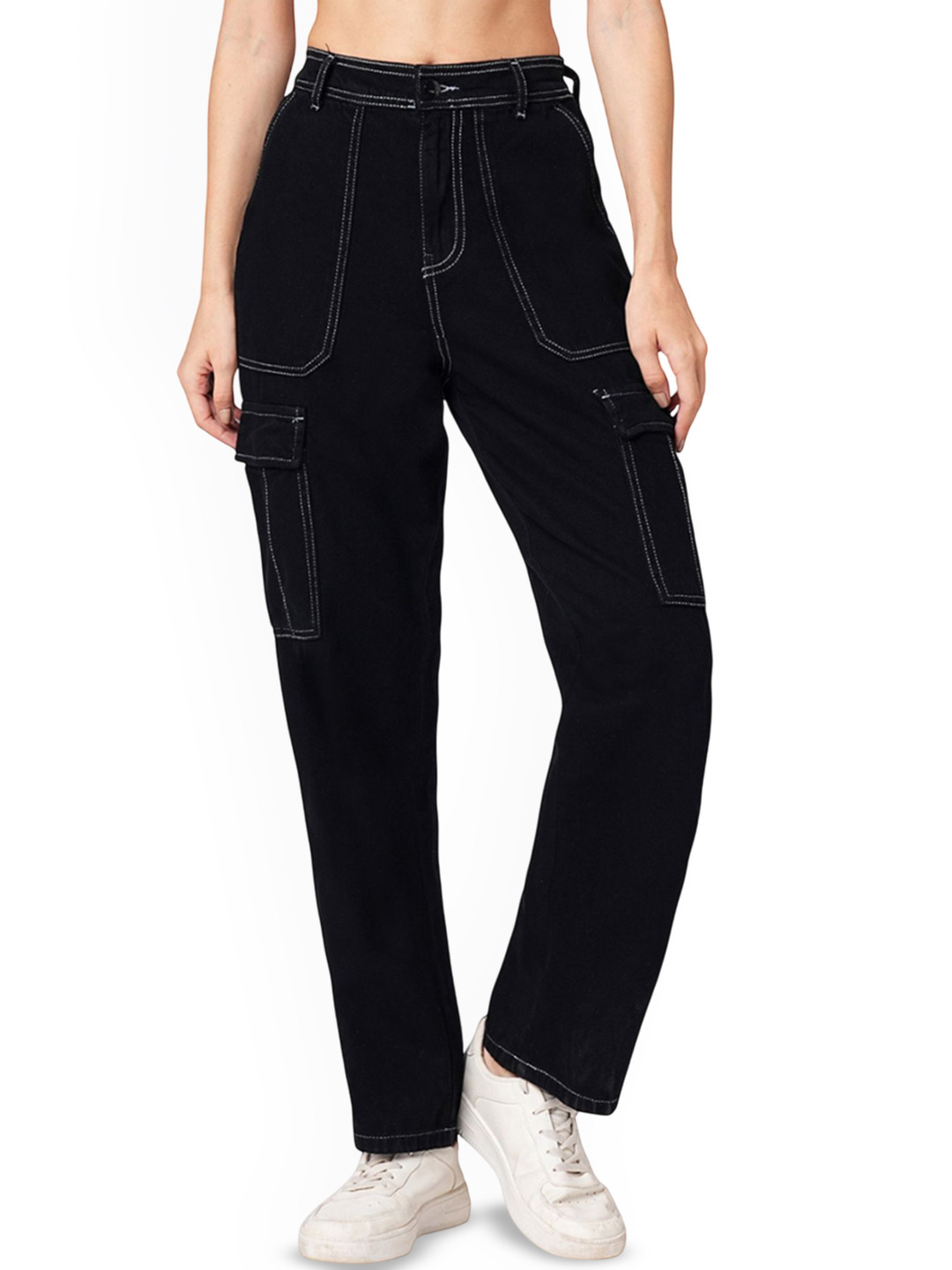 Kraus Jeans Women High-Rise Cargo Trouser