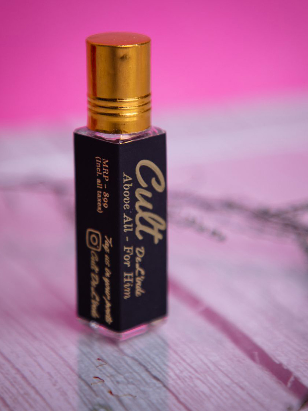 Cult De L'inde Men Above All Long Lasting & Alcohol Free Roll On Attar - 10 ml