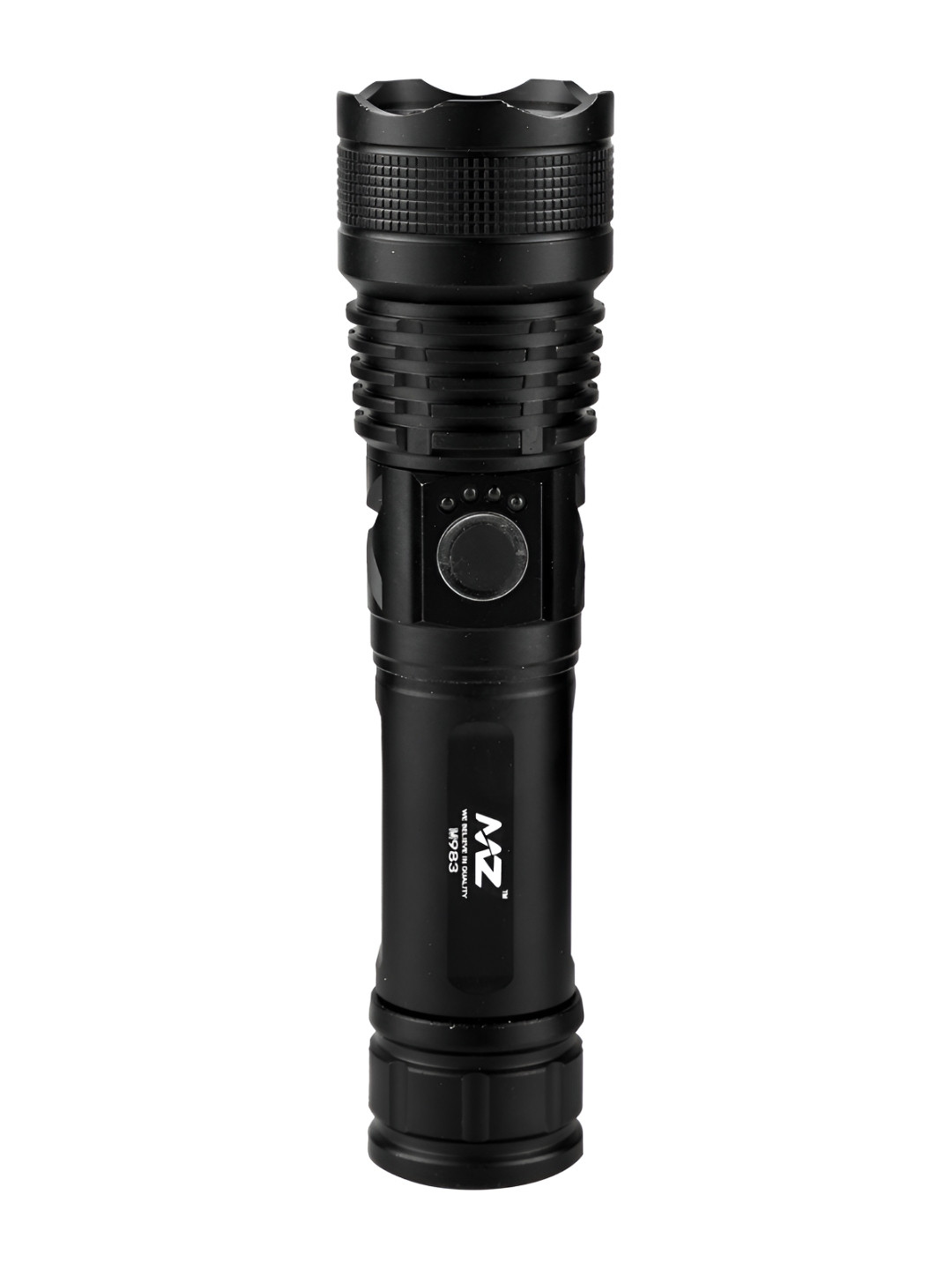 MZ M983 Black 100W Metal Rechargeable Led Flashlight