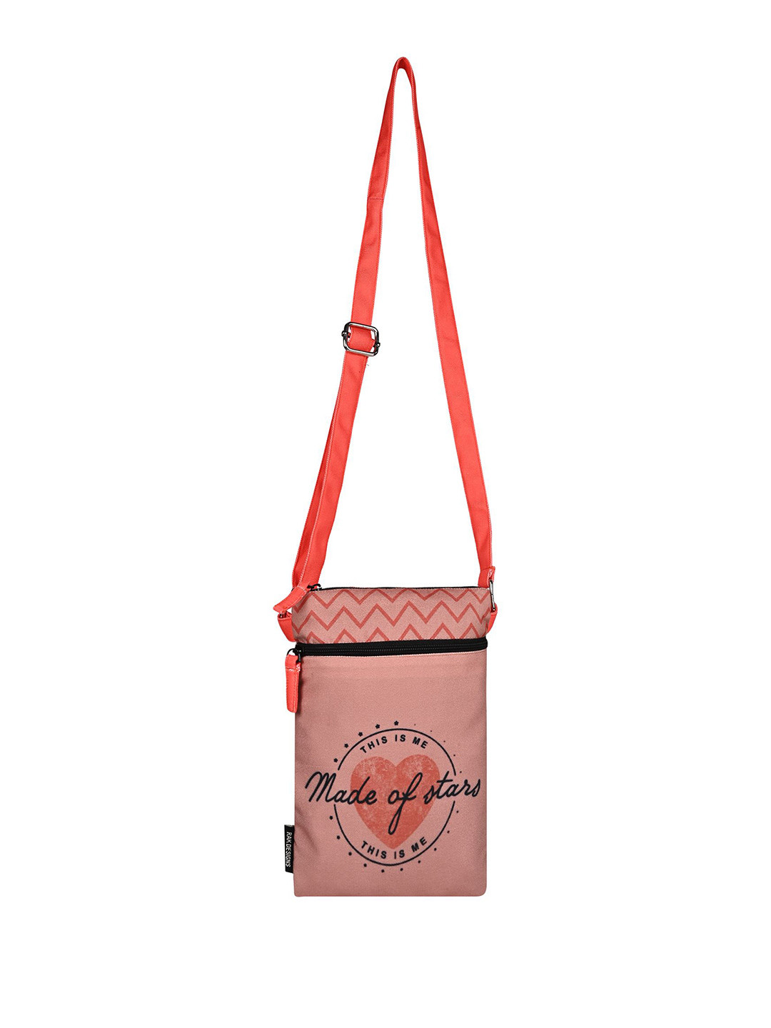 RAK DESIGNS Women Printed Canvas Small Crossbody Messenger Bag