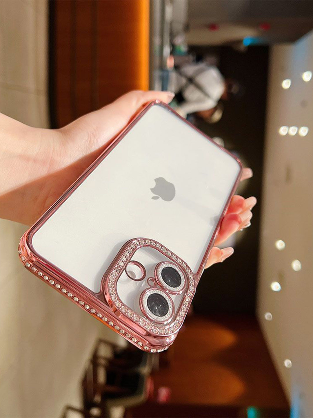 Luxury Kase Sparkling Bling Diamond Camera Protection iPhone 16 Back Case