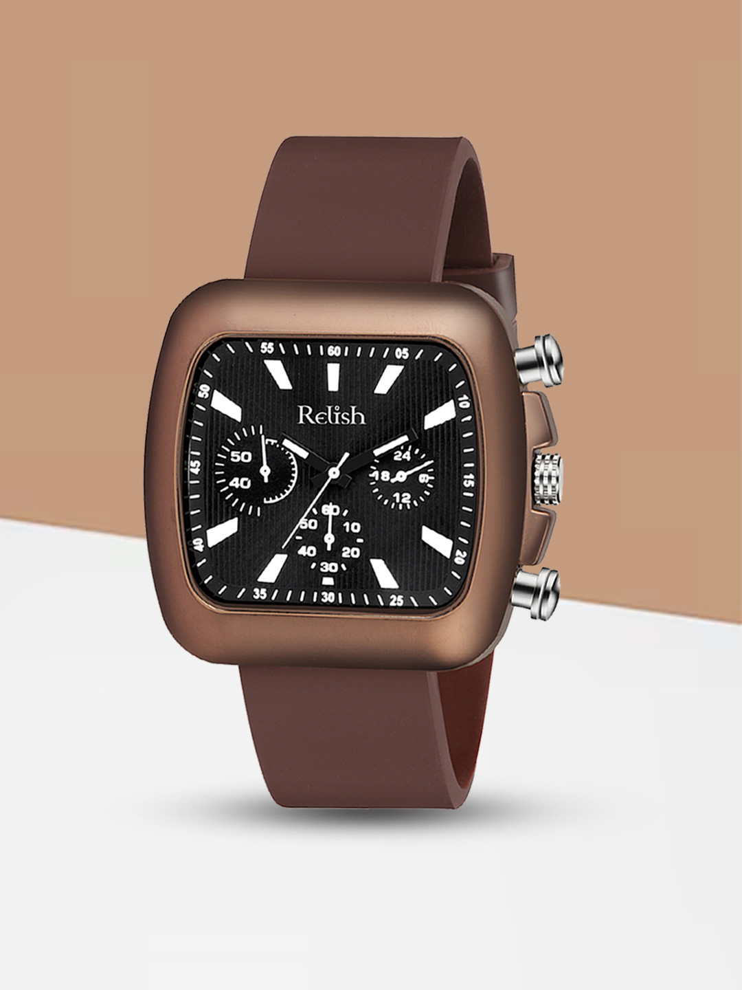 Relish Men Dial & Straps Analogue Watch RE-NW2001