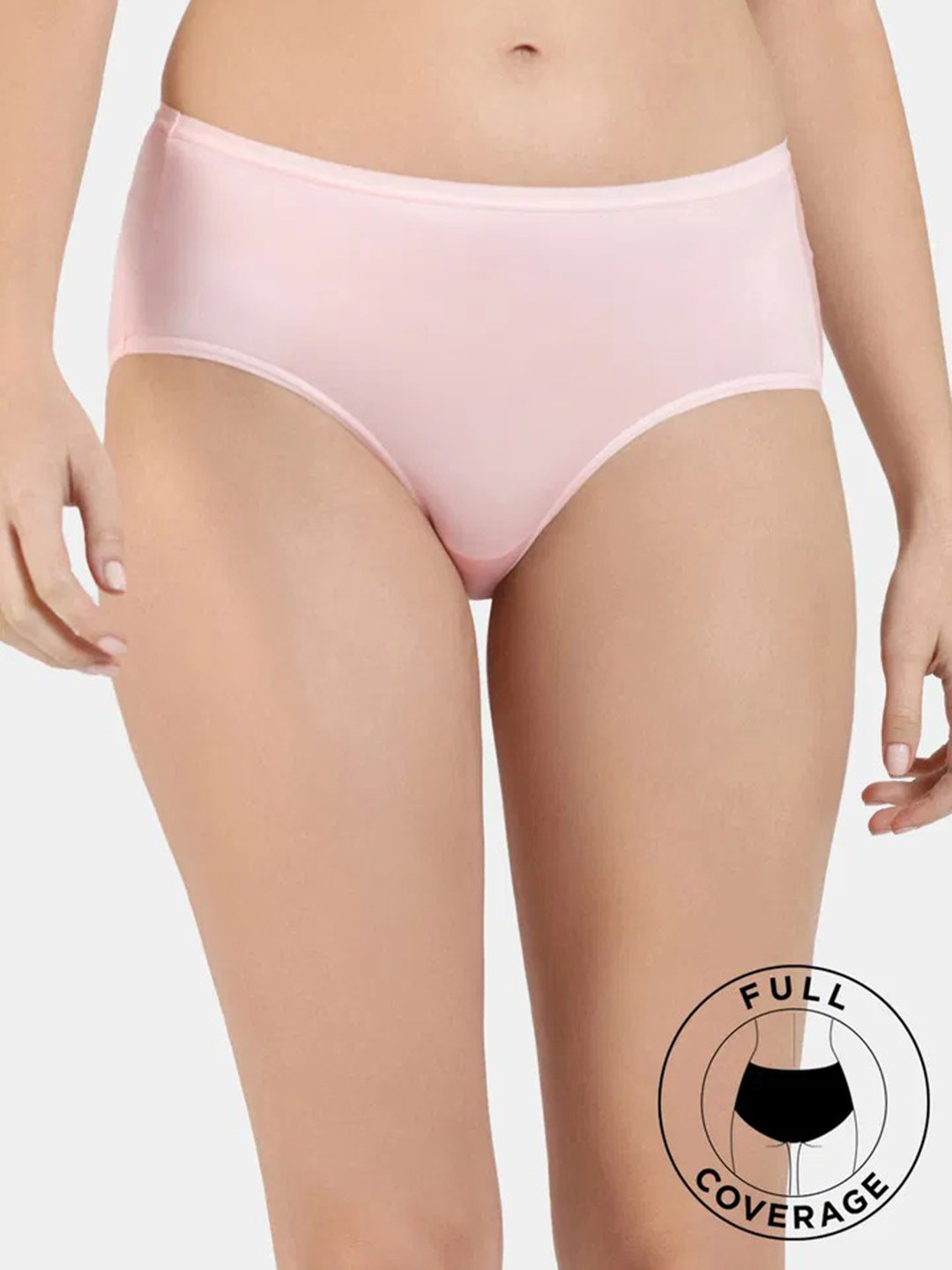 Zivame Women Mid Rise Hipster Briefs ZI289L-Mary Rose