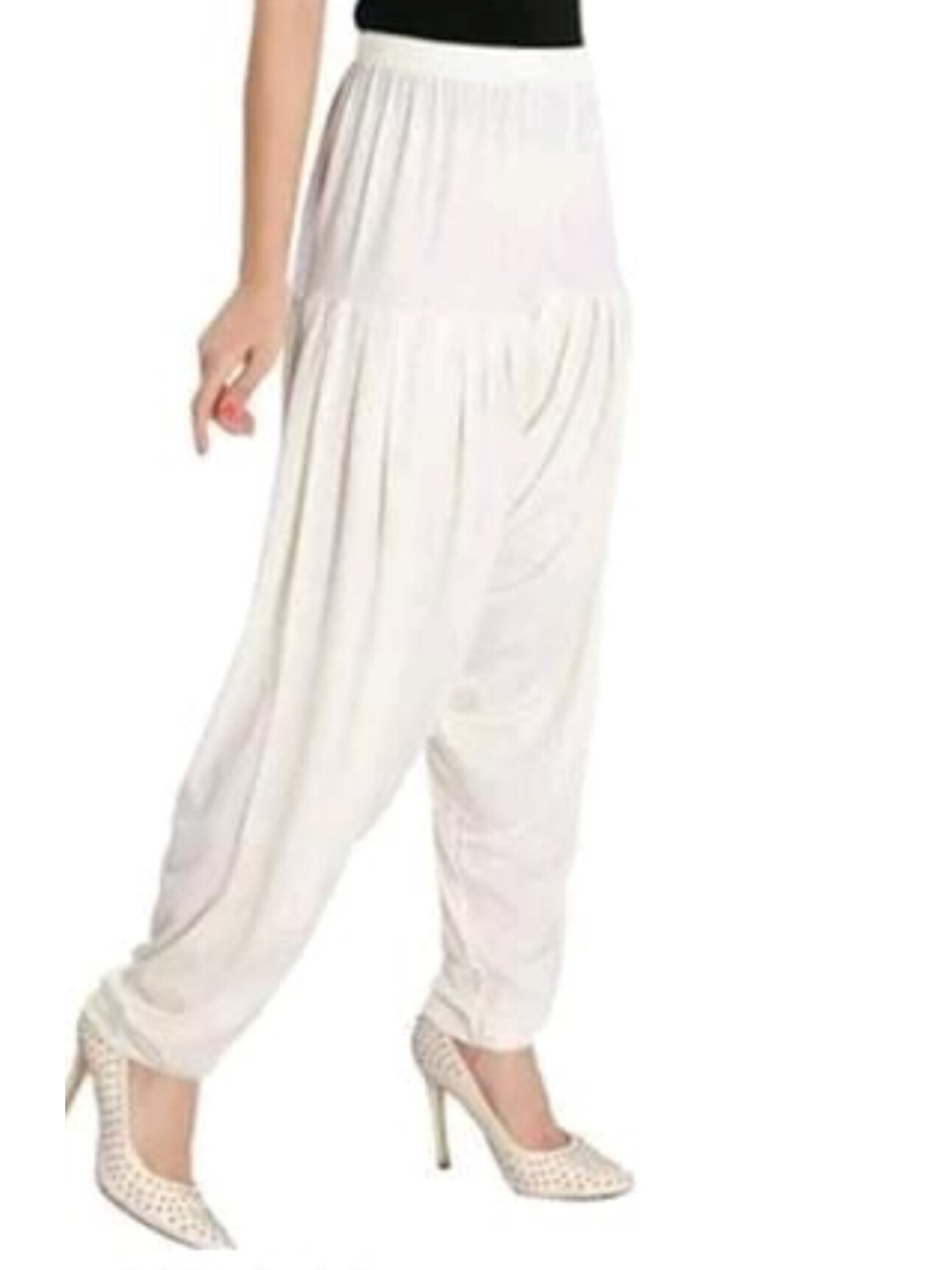 OUTER WEAR AYAM EXPORTS Women Mid-Rise Slip-On Patiala Salwar Pant
