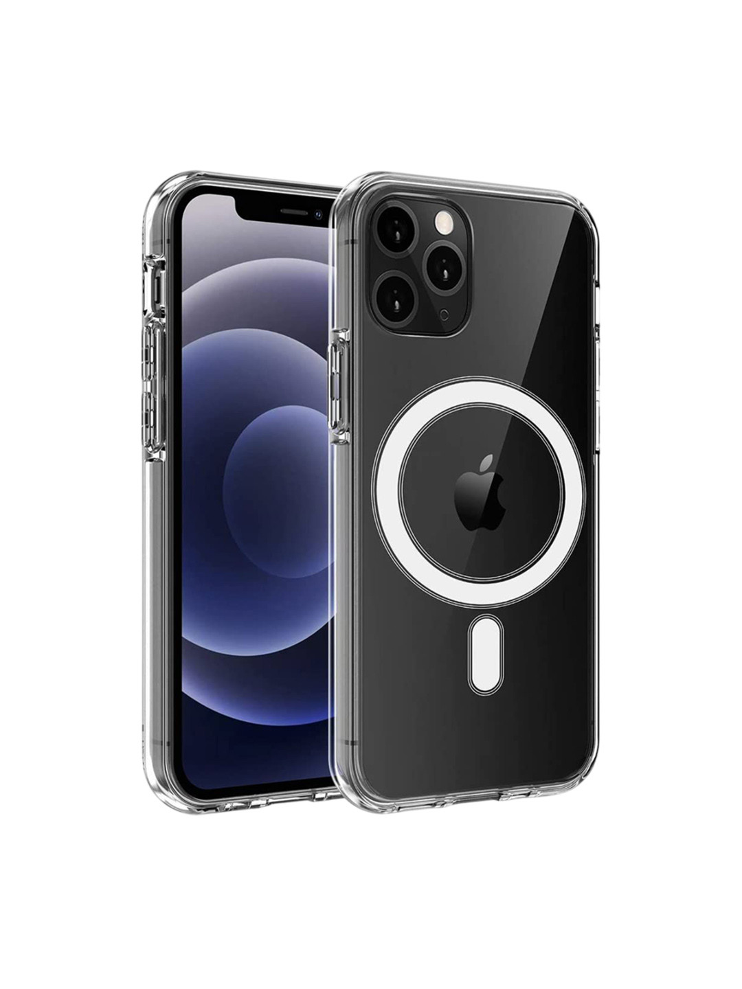 LIRAMARK Magnetic MagSafe Compatible Protective Clear iPhone 11 Pro Back Case