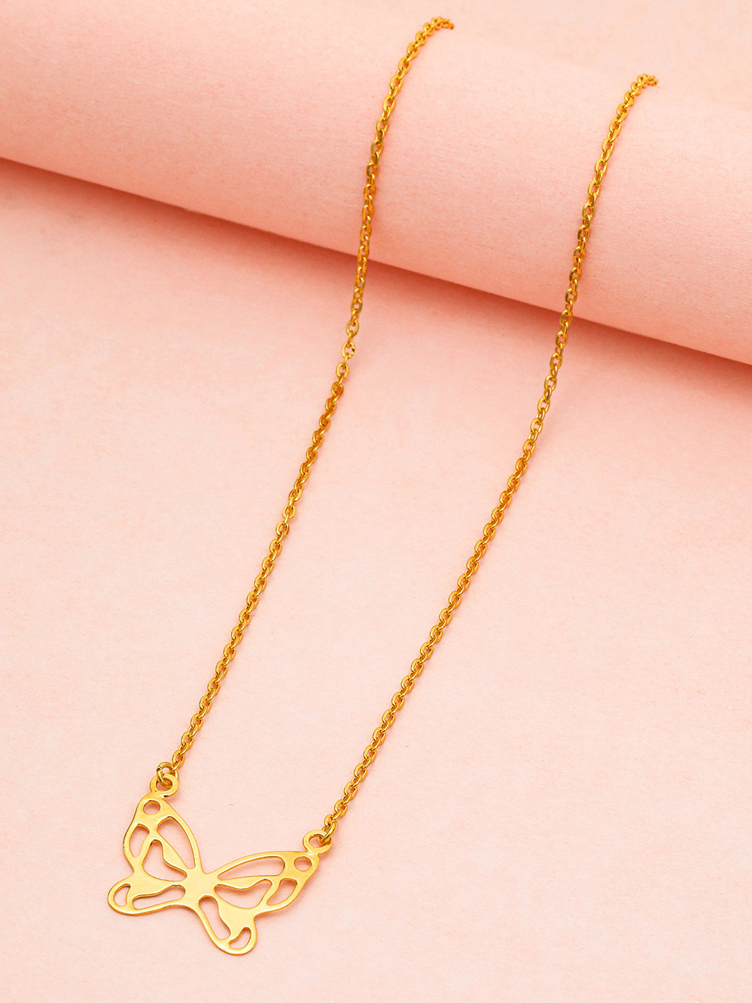 MAIRA 925 Sterling Silver Gold-Plated Chain