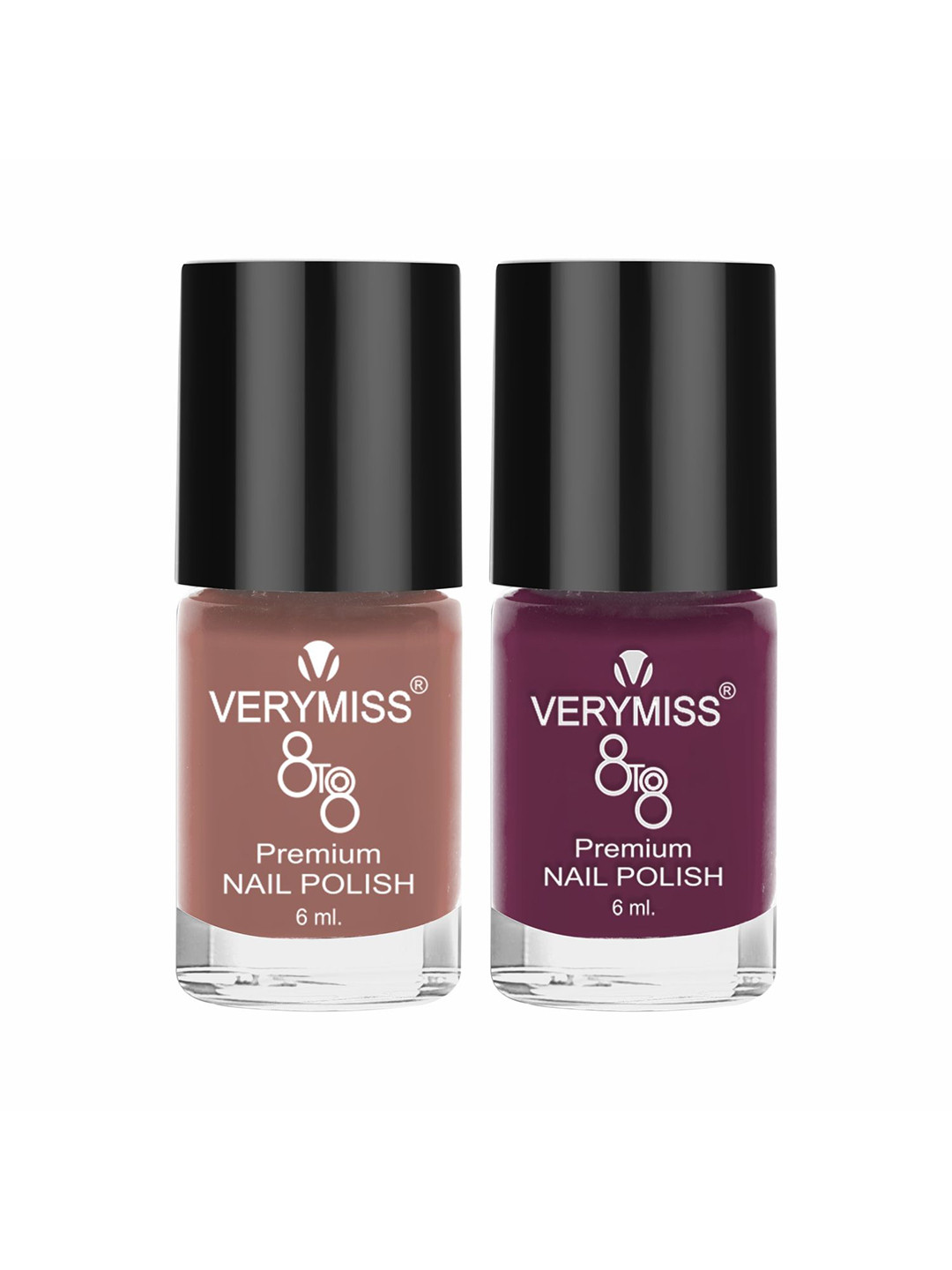 VERYMISS Set of 2 8To8 Premium Long Lasting Nail Polish 6 ml each - Shade 209-266