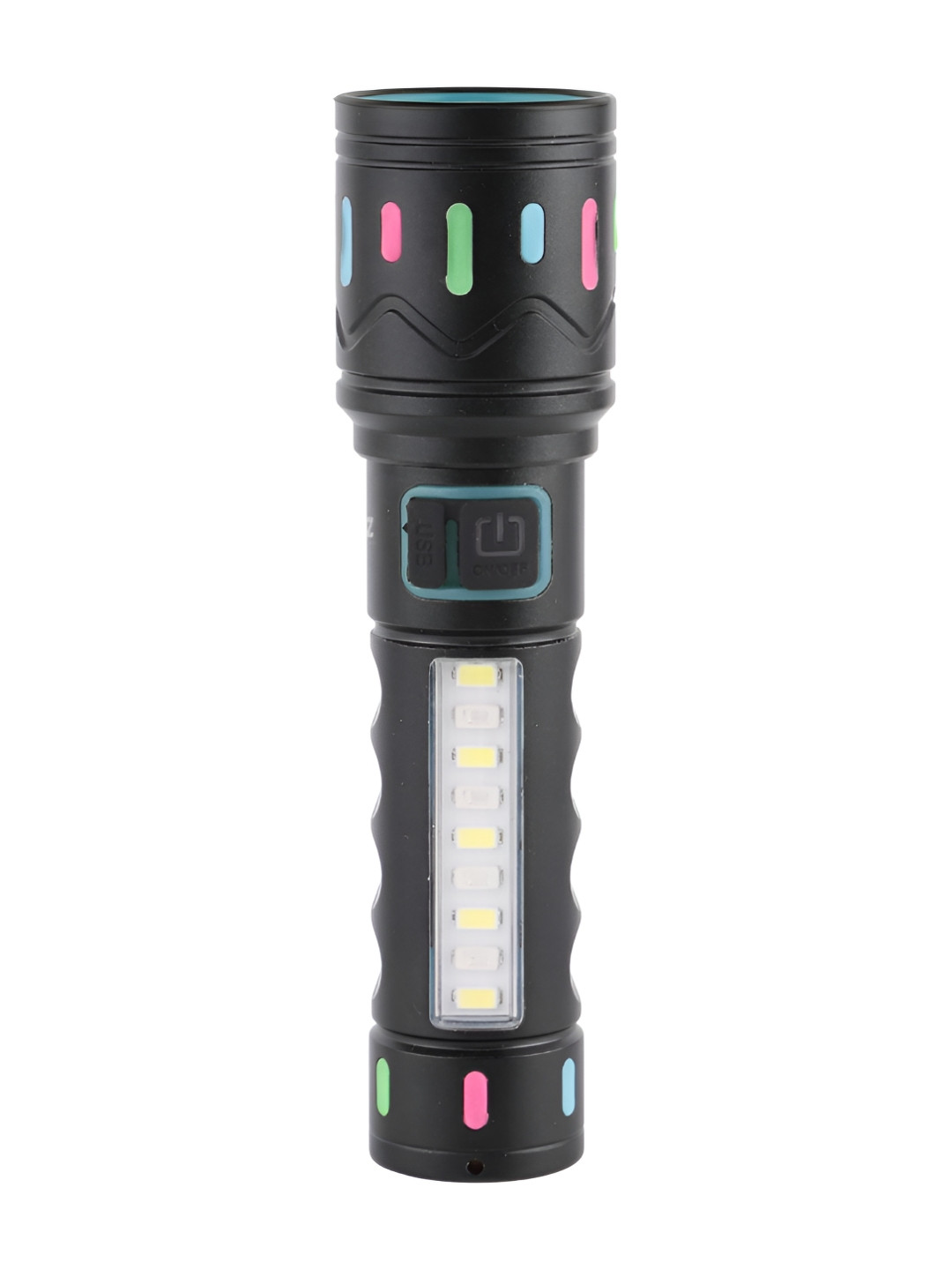 MZ M036 Black 80W Metal Rechargeable Led Flashlight