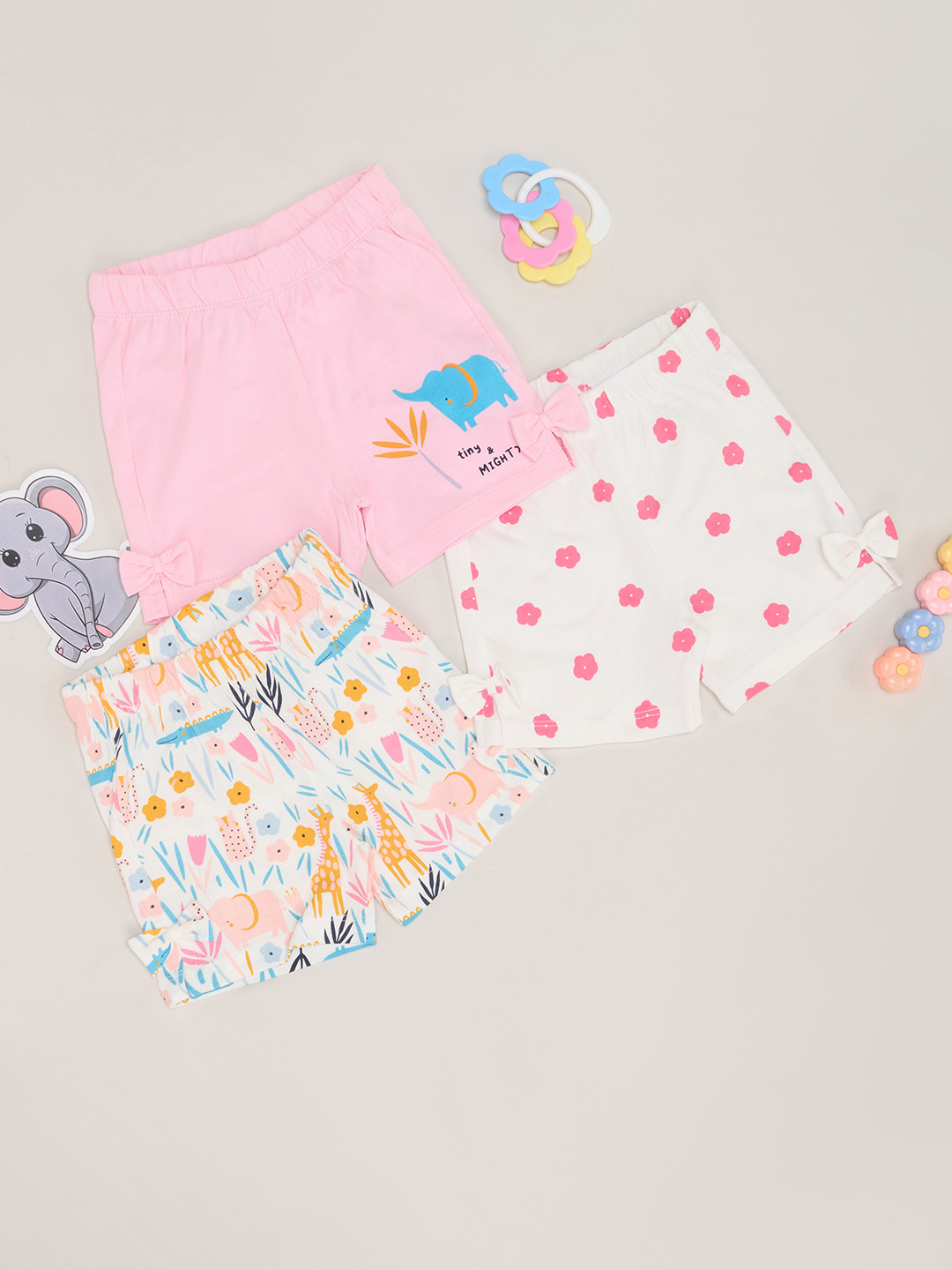 Pantaloons Baby Girls Floral Shorts