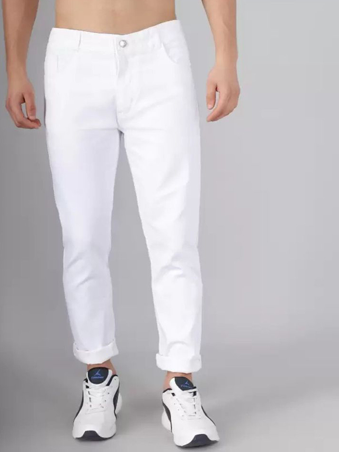 LINARIA Men Classic Mid-Rise Regular Fit Stretchable Jeans
