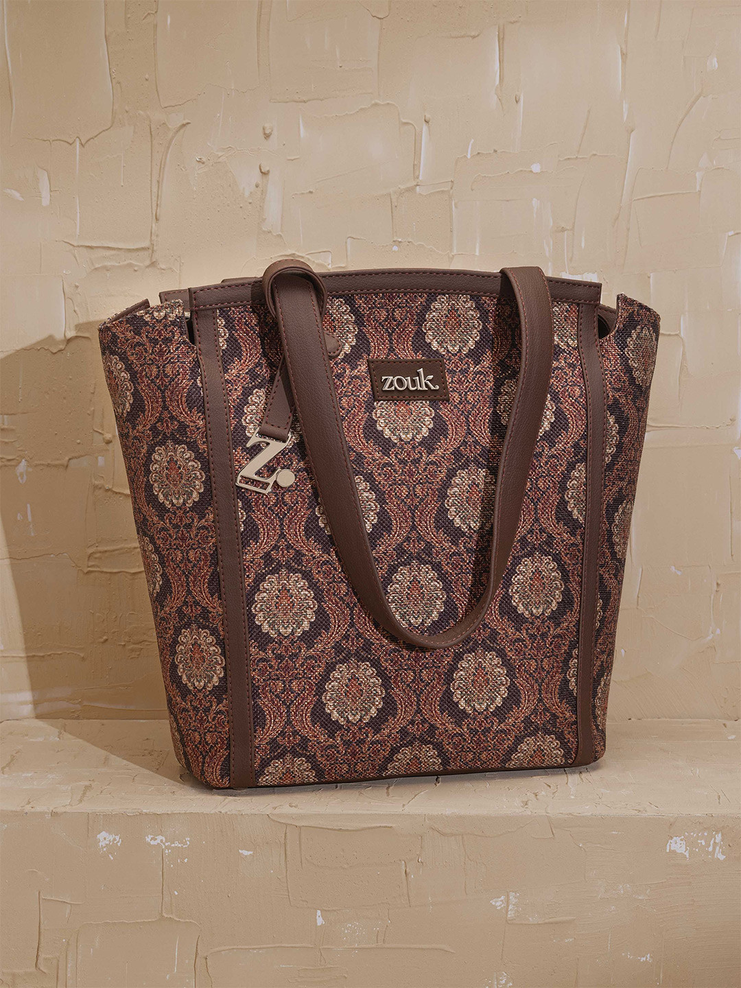 ZOUK Rhea Kapoor Adira Tote Bag - Jodhpur Damask