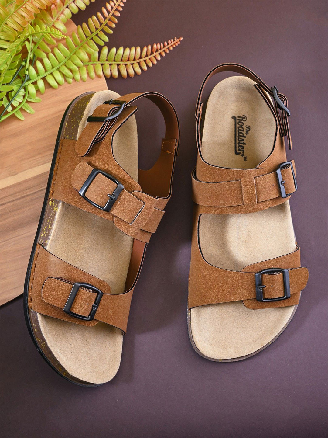 The Roadster Lifestyle Co. Men Ankle Strap Comfort Sandals