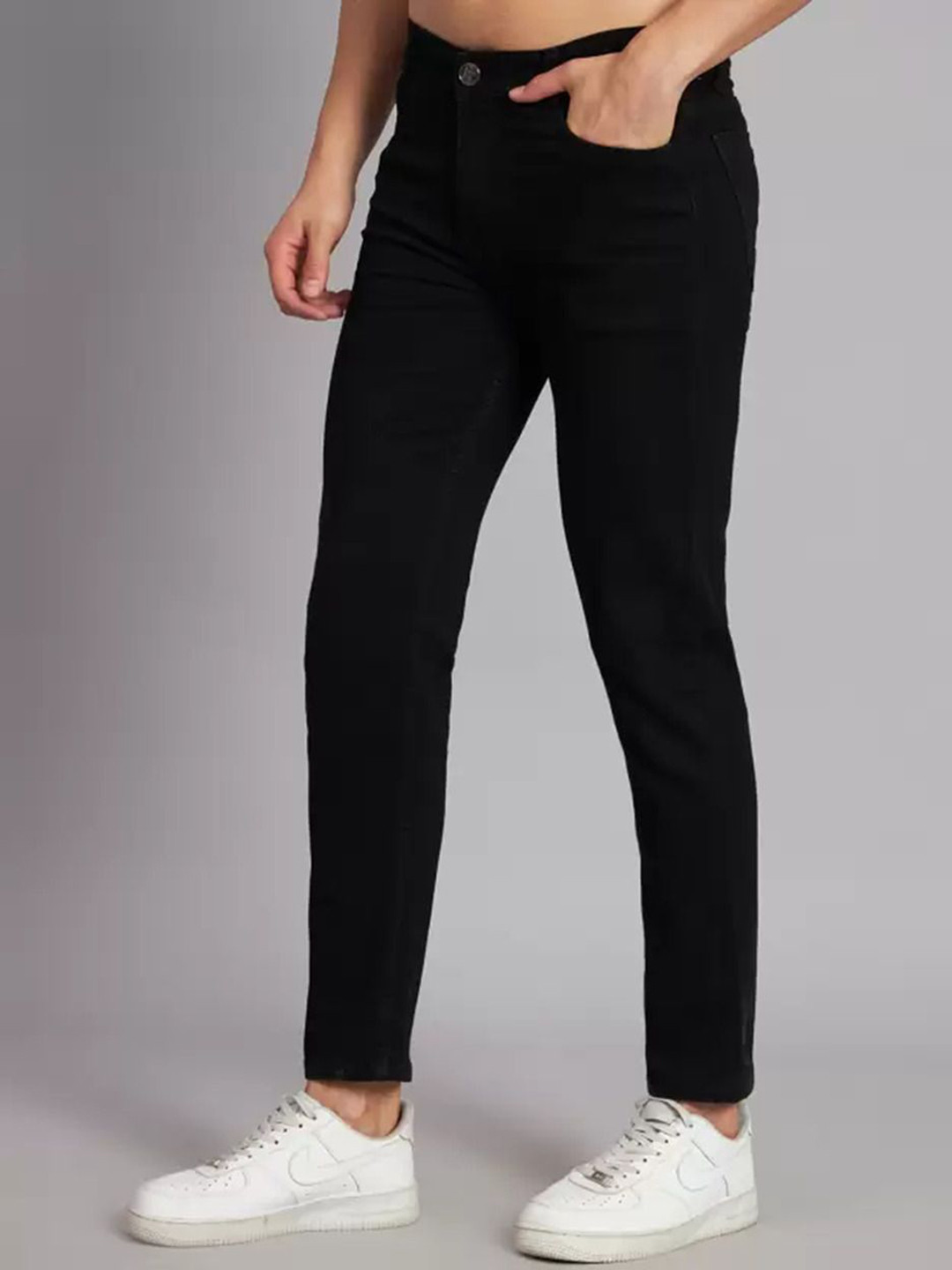 LINARIA Men Classic Regular Fit Cotton Jeans