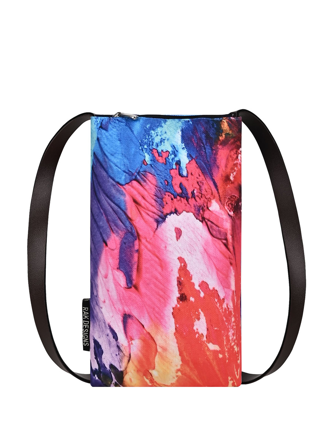 RAK DESIGNS Women Abstract Printed Small Crossbody Messenger Bag