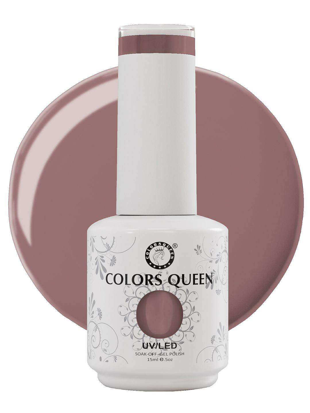 Colors Queen UV/LED Soak Off Long Wearing Gel Polish 15ml - Shade- 208