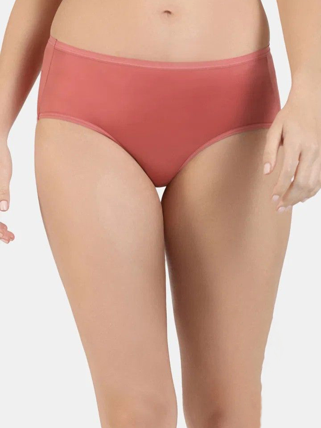 Zivame Women Mid Rise Inner Elastic Hipster Briefs ZI289L-Dusty Cedar
