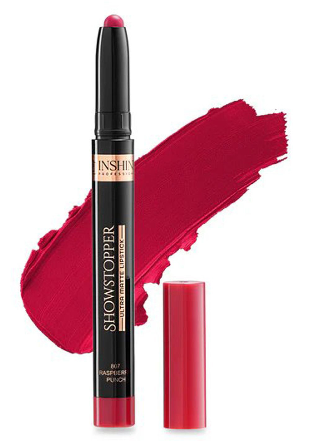 Inshine Showstopper Ultra Matte Long Lasting Matte Lipstick - 3.5 g Raspberry Punch 807