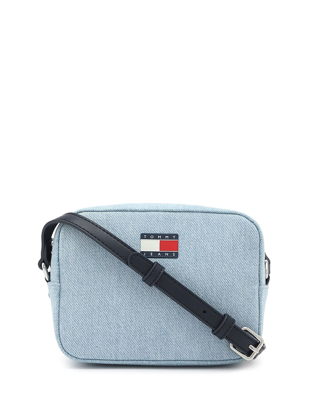 Tommy Hilfiger Women Textured Structured Cotton Sling Bag