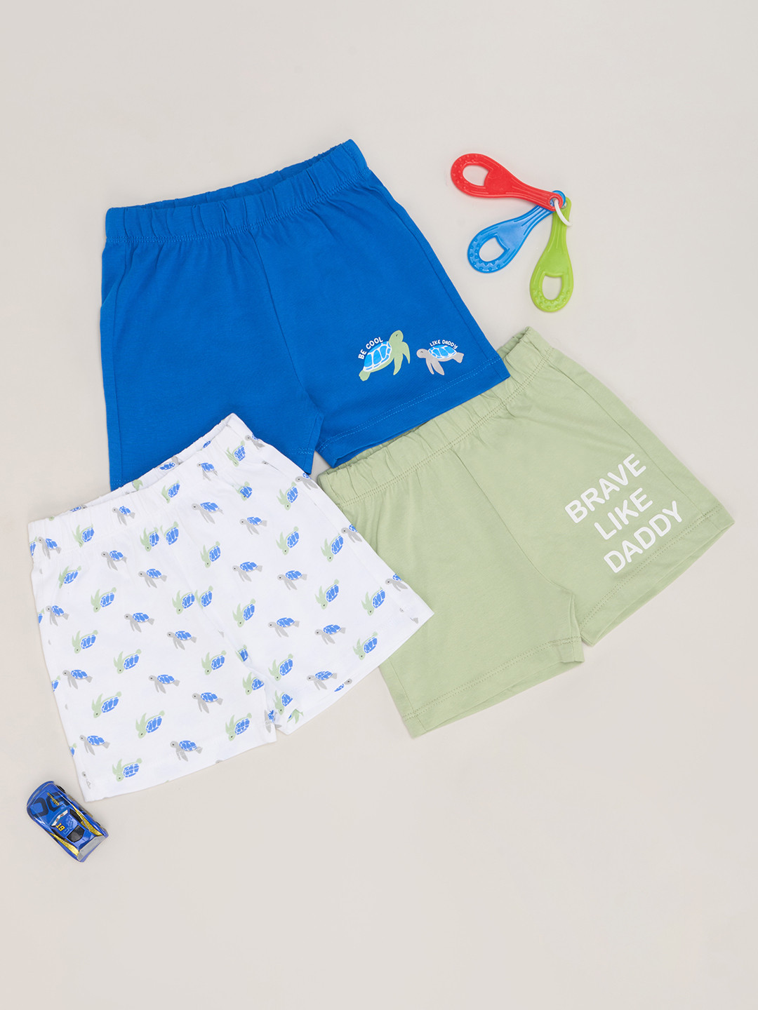 Pantaloons Pack Of 3 Baby Boys Shorts