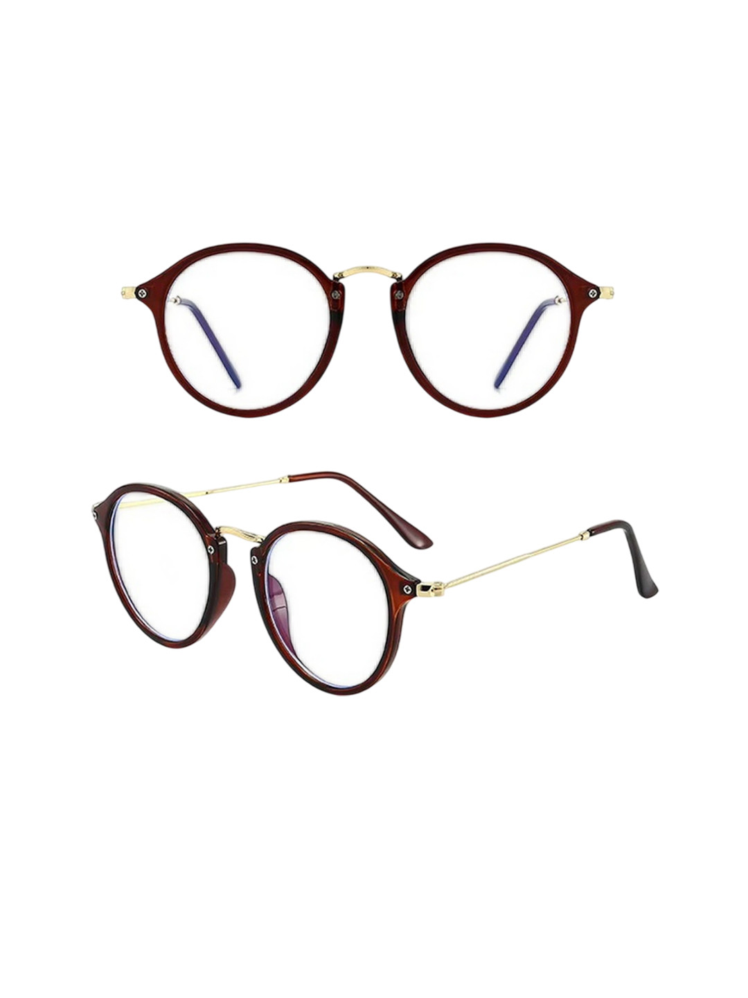 Dervin Bluelight Blocking Unisex Round Sunglasses with UV Protected Lens DRVN816