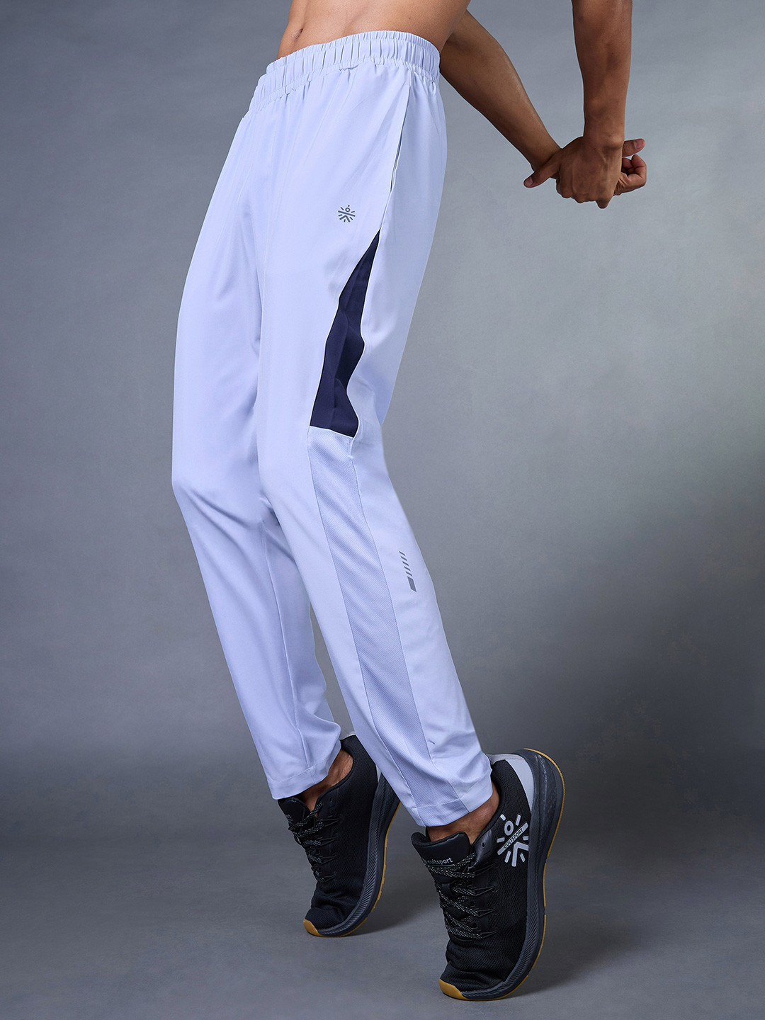 CULT Men Run Booster Blue Trackpants