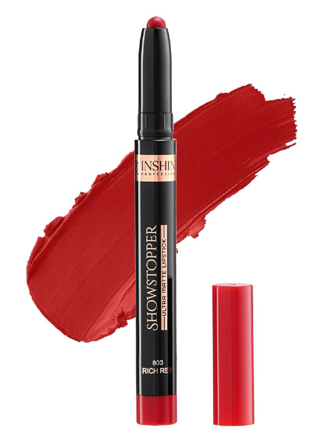 Inshine Showstopper Ultra Matte Long Lasting Lipstick - 3.5 g - Rich Red 803
