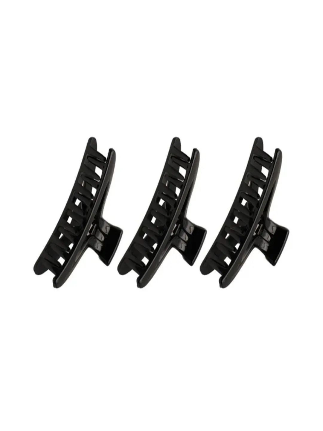 DressBerry Pack Of 3 Black Claw Clips