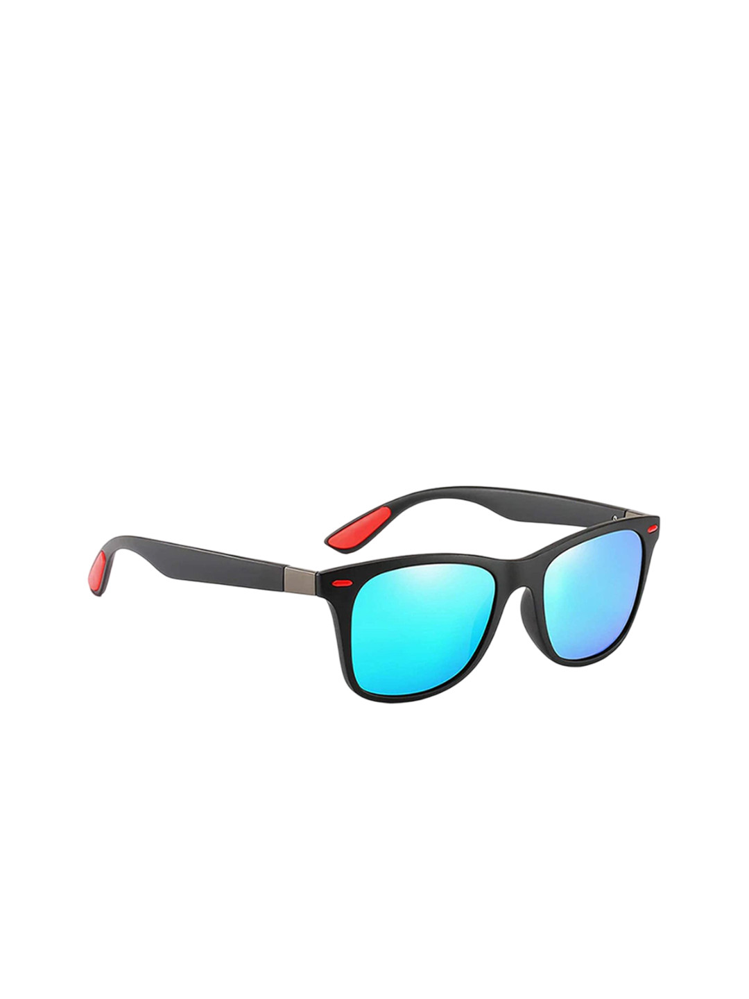 FUNGLASSES Unisex Rectangle Sunglasses with UV Protected Lens wfr red sd polorz blue
