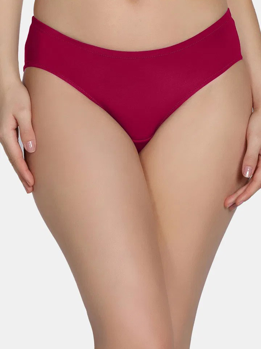 Zivame Pure Cotton Hipster Briefs ZI28C6-Cerise
