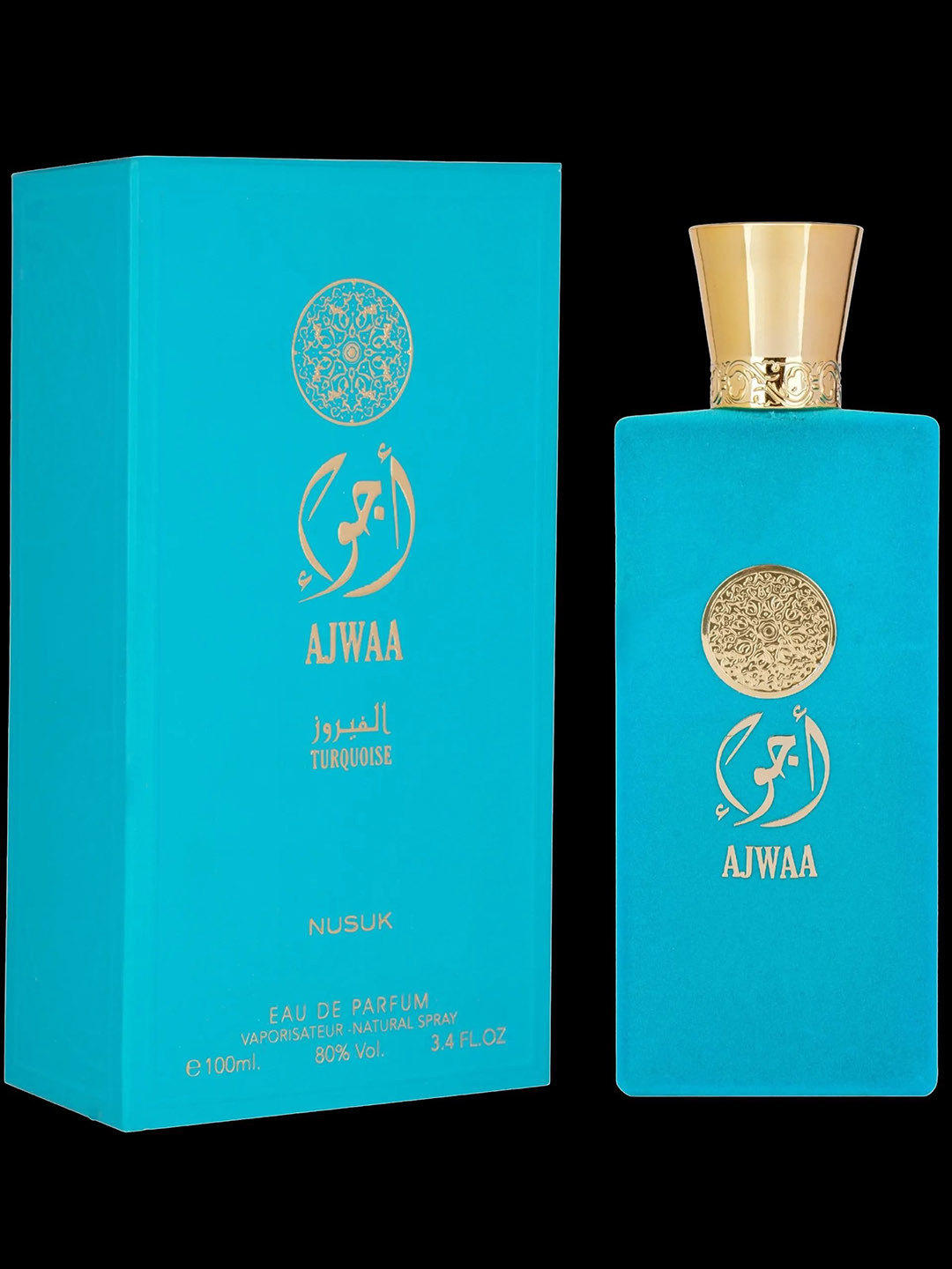 NUSUK Unisex Ajwa Torquoise Long Lasting Eau De Parfum - 100 ml
