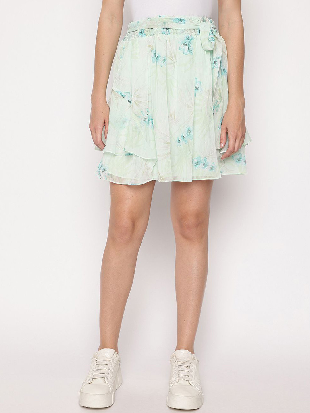 GUESS Women Floral Printed A-Line Skirt