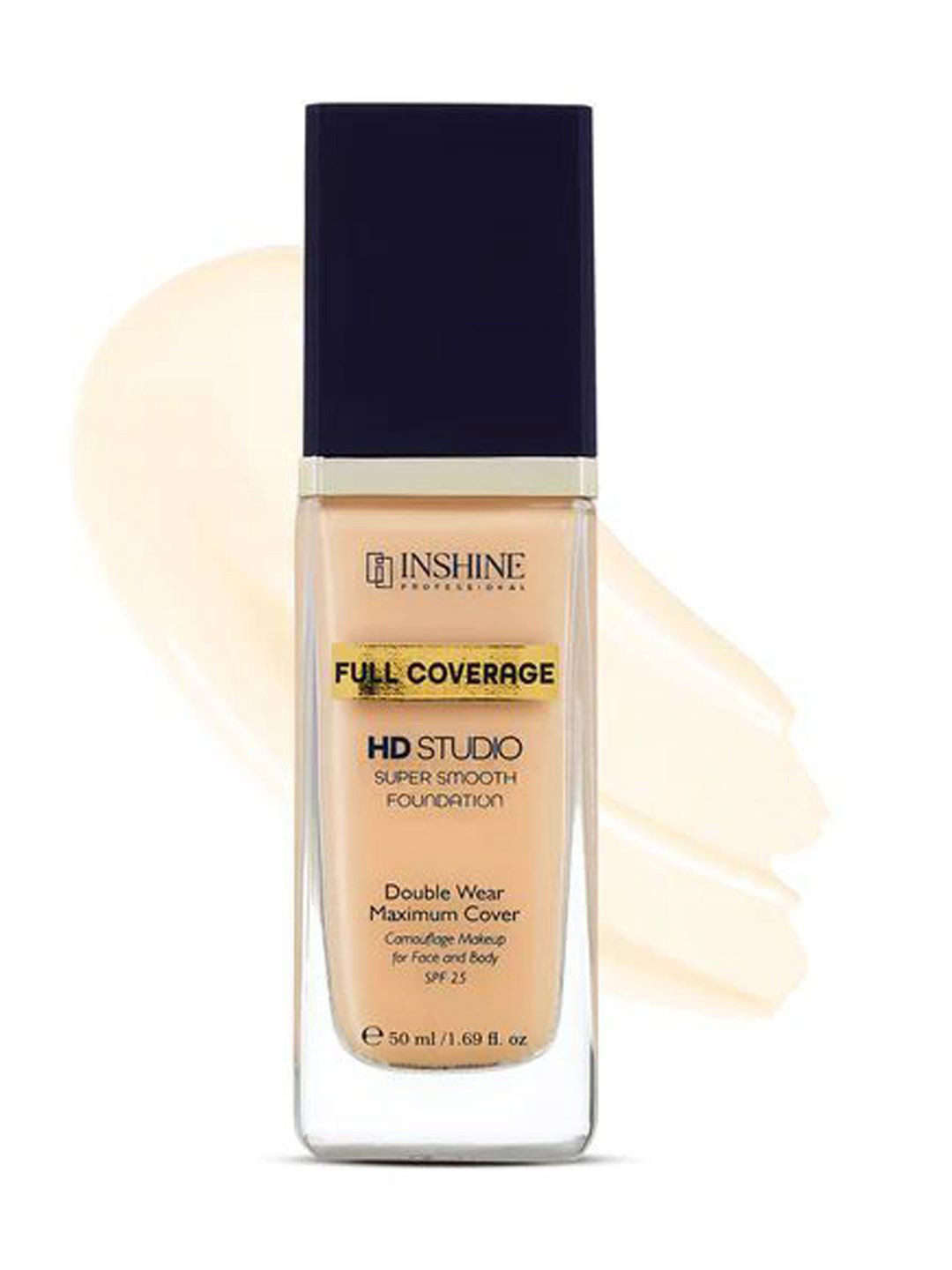 Inshine Full Coverage HD Studio Super Smooth Foundation - 50 ml - Shade 603