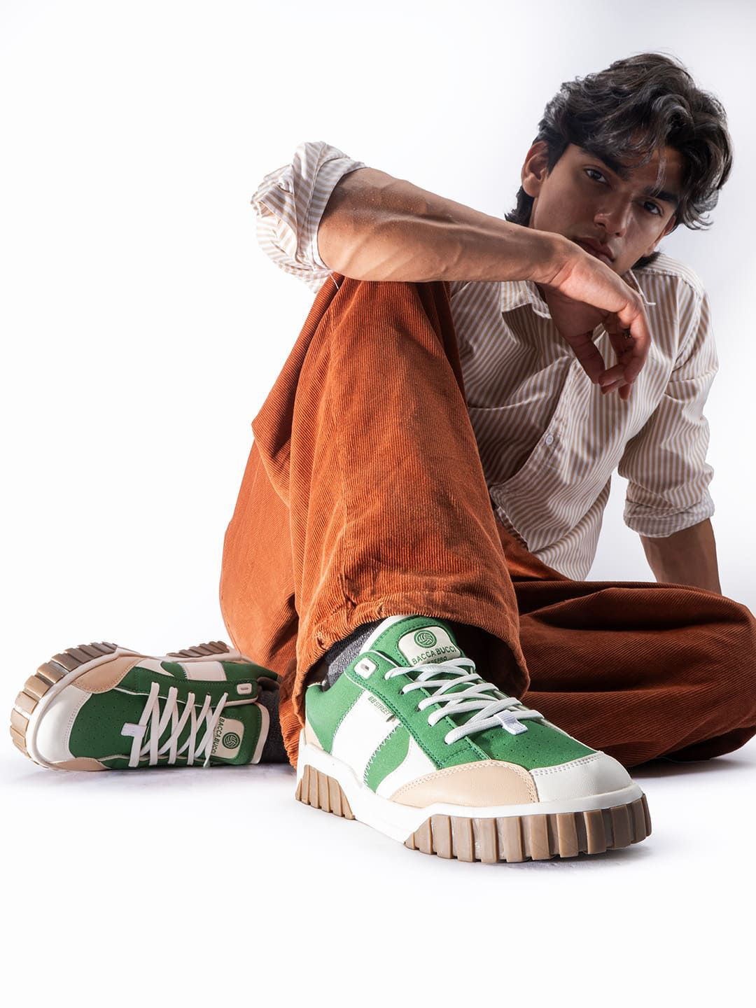 bacca bucci Men Urban style Metro Sneakers Metro Forest Green