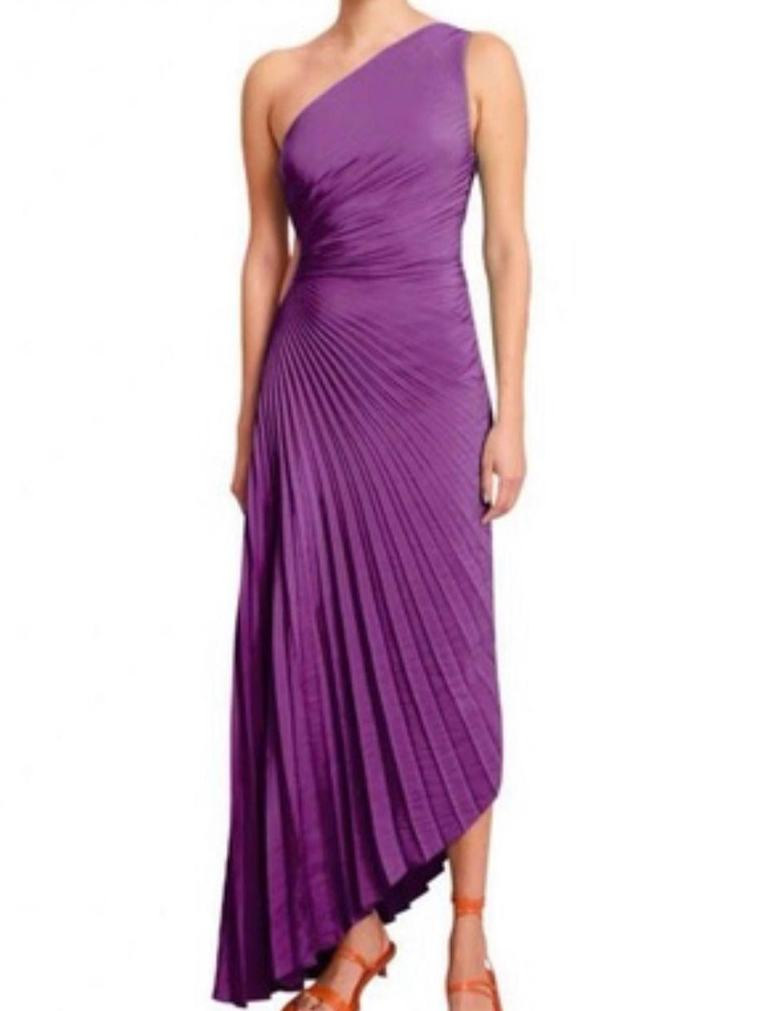 Miss Mosa By Akanksha   Purple Adelina Statement Summer Dress