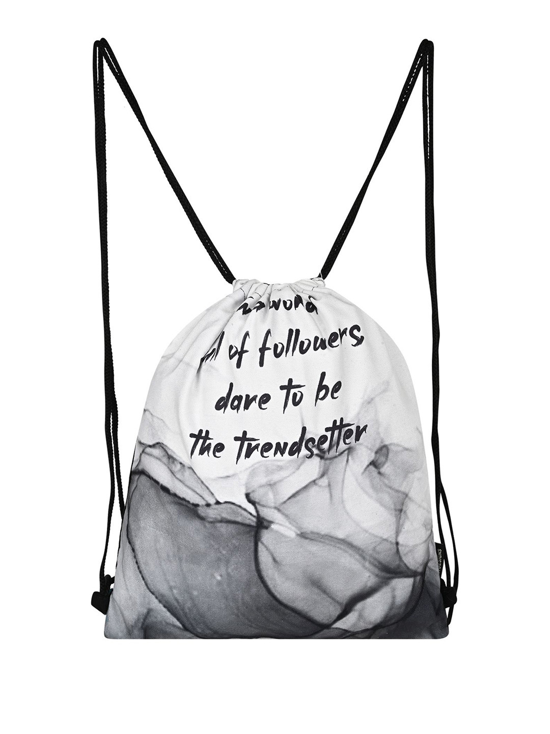 RAK DESIGNS Unisex Typography Drawstring Backpack