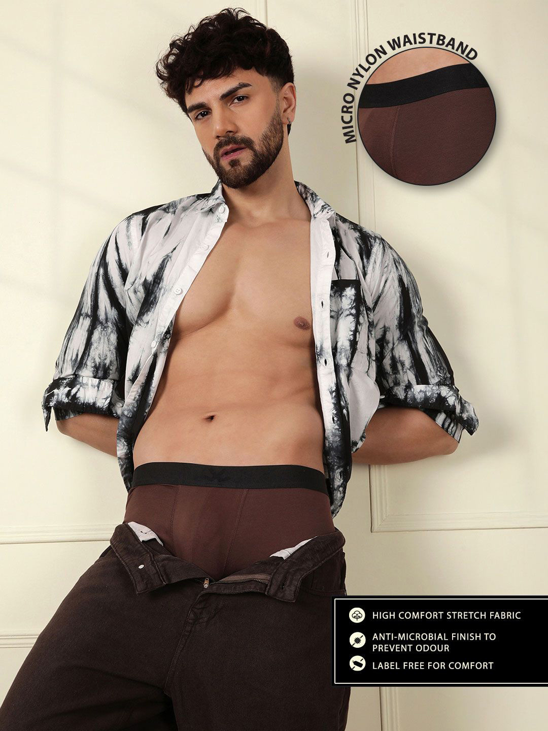 WROGN Pack Of 2 Cotton All- Day Soft Trunks WUTK2112