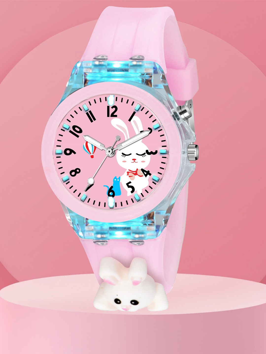 SWADESI STUFF Kids Printed Dial &  Analogue Watch MULTI RABBIT