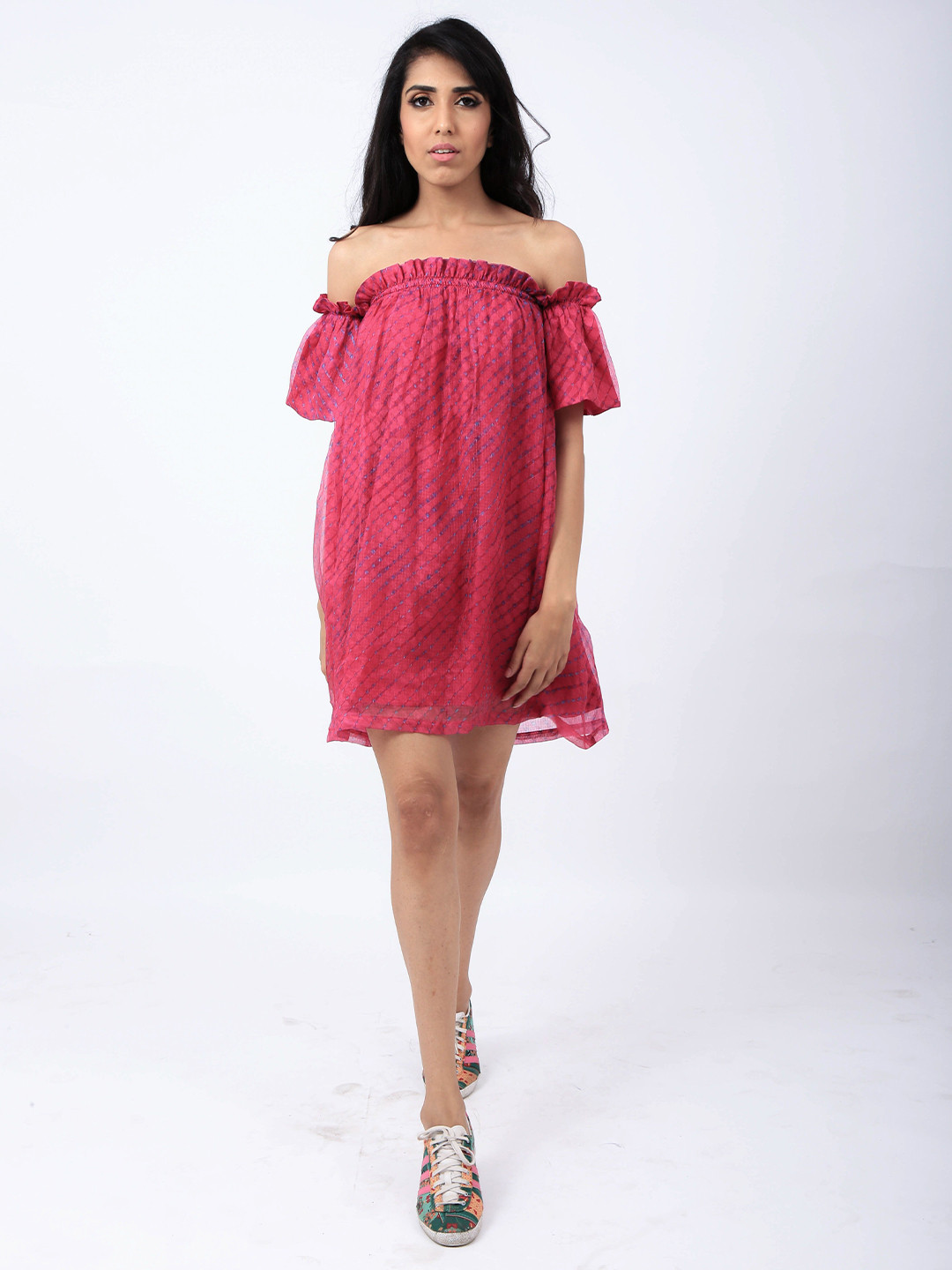 Aapro Women Mothda Bardot Dress