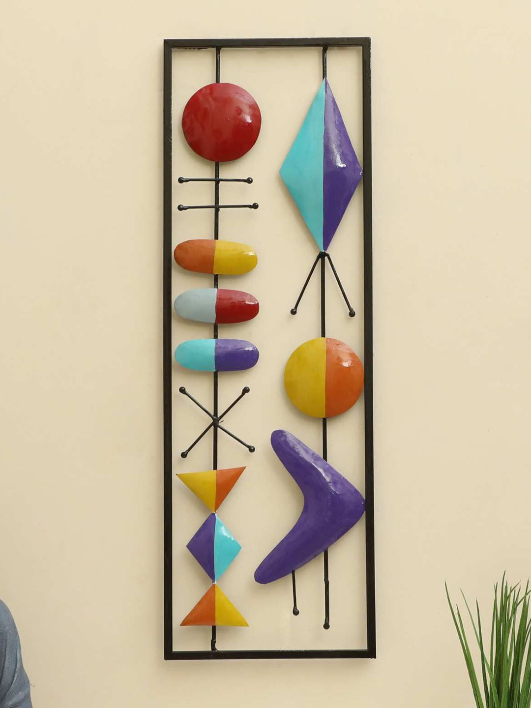 vedas W-Suki Metal Matte Hanging Hall Wall Hangings-29.9In