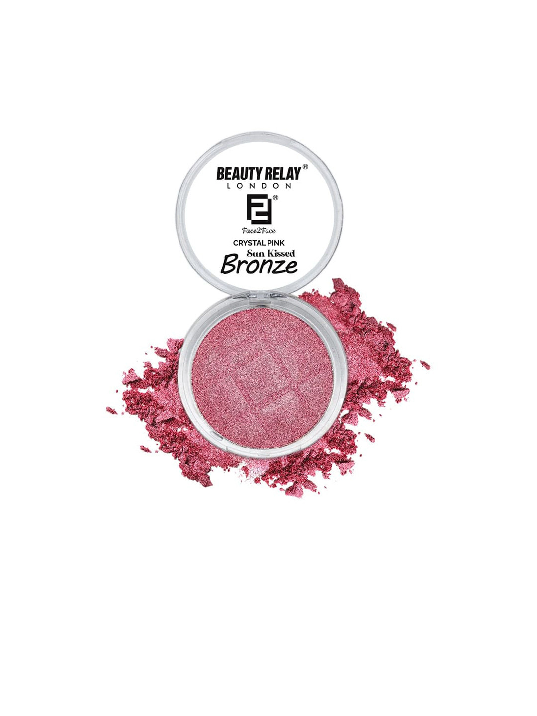 BeautyRelay London Sun Kissed Bronze Palette Instant Bronzed Glow - Crystal Pink 12 g