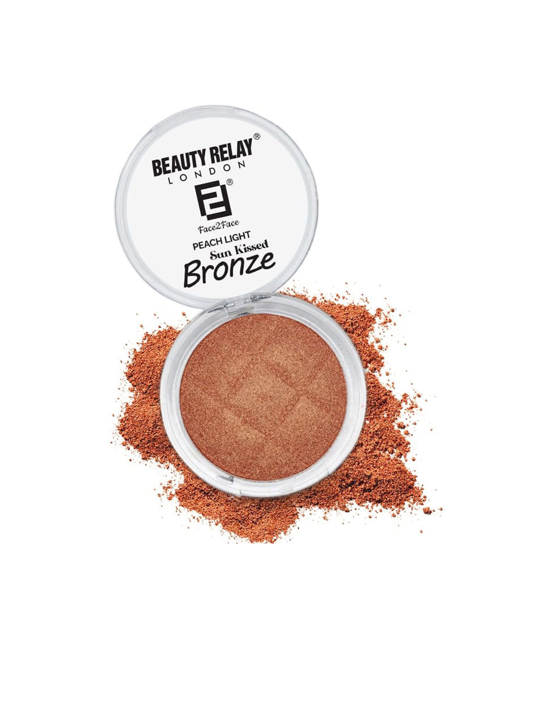 BeautyRelay London Sun Kissed Bronze Palette Instant Bronzed Glow - Peach Light-12 g