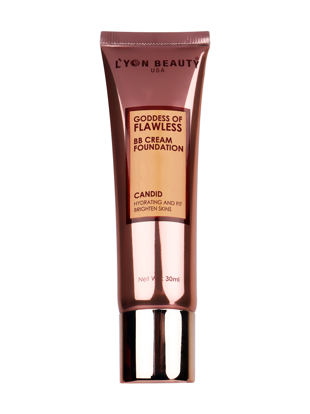 Lyon Beauty USA Goddess Of Flawless BB Cream Foundation - 30 ml - Shade 04