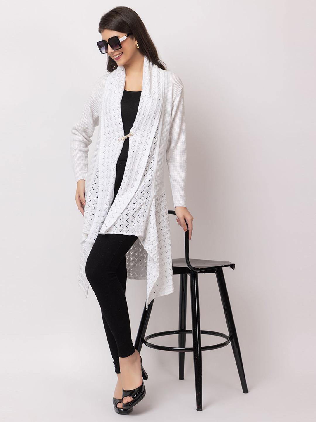 Dadu Dayal Women Longline Shrug