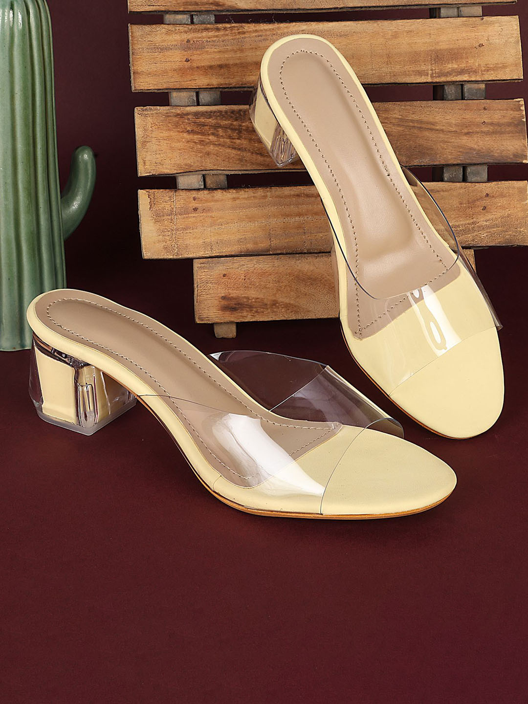 Ishransh  PU Block Sandals