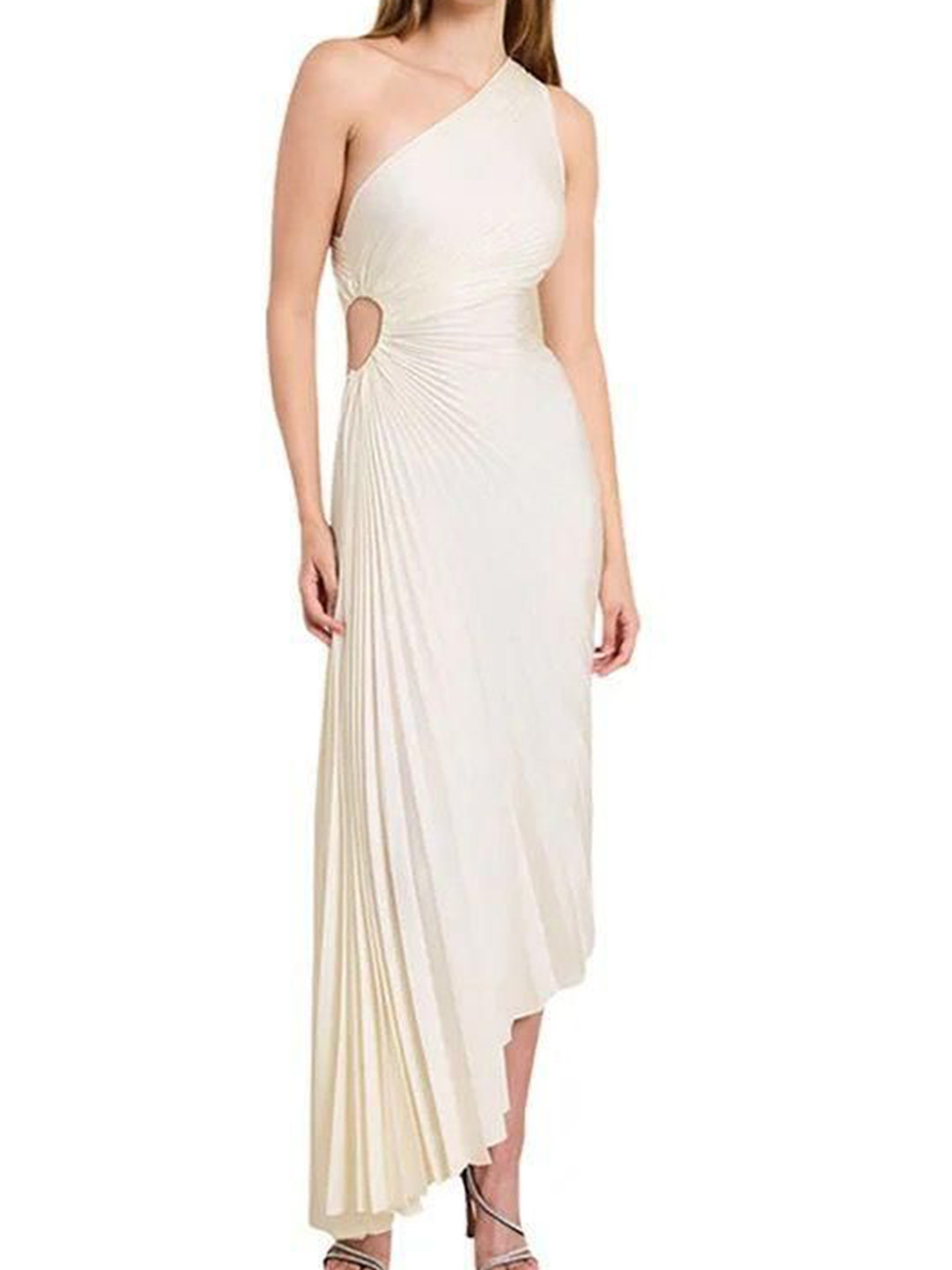 Miss Mosa By Akanksha  Women White Adelina Statement Summer Dress