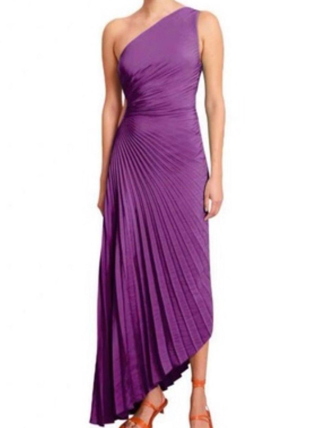 Miss Mosa By Akanksha  Women Purple Adelina Statement Summer Dress