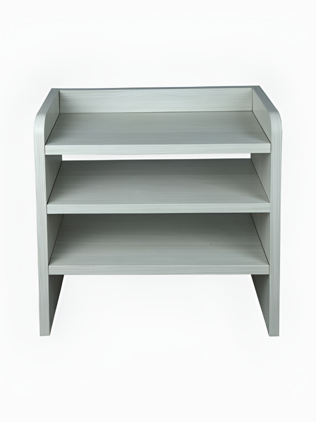 GUDSMITH Grey 3 -Tiers Wooden Shoe Rack