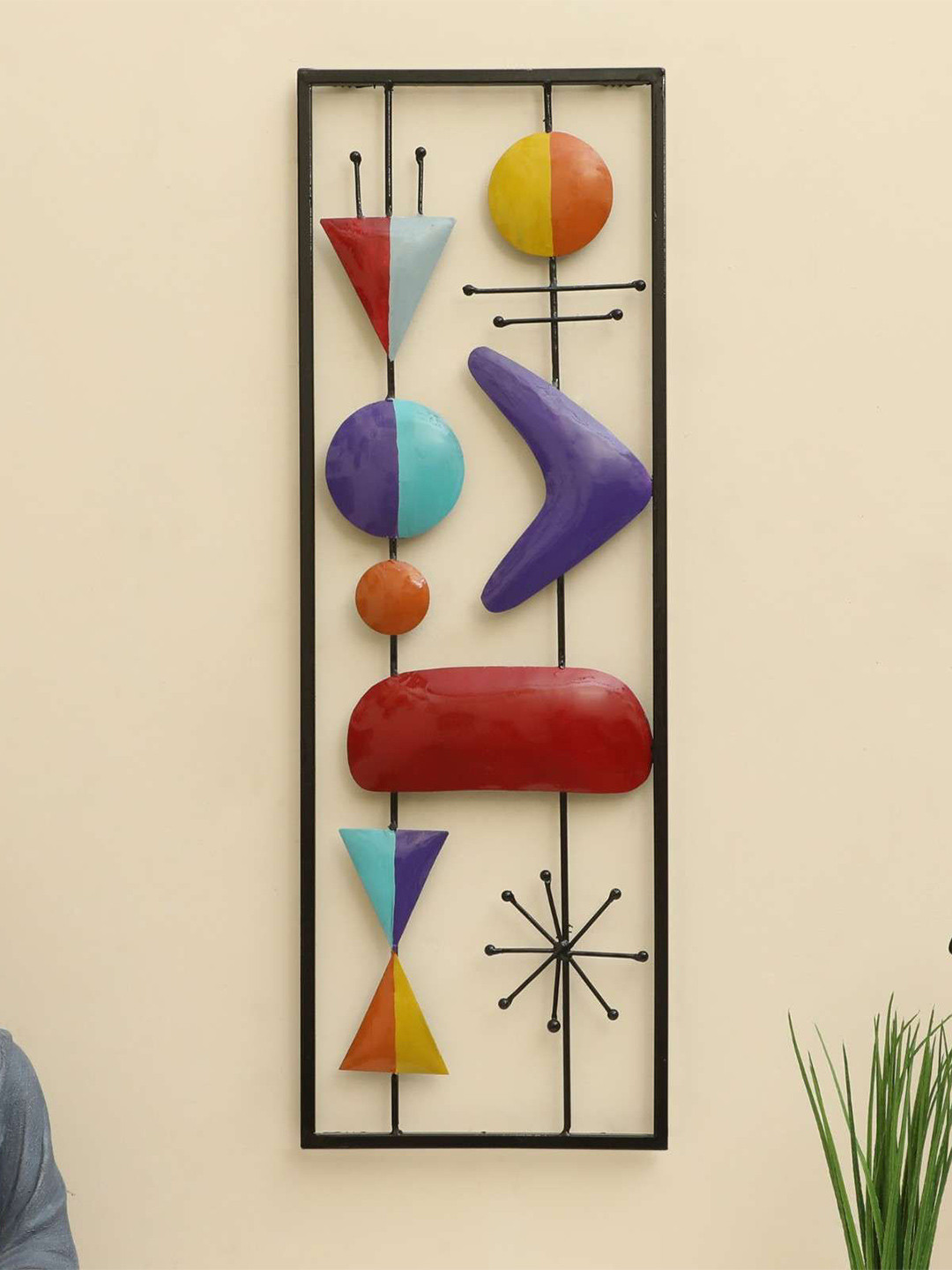 vedas W-Suki Metal Matte Hanging Hall Wall Hangings-29.9In