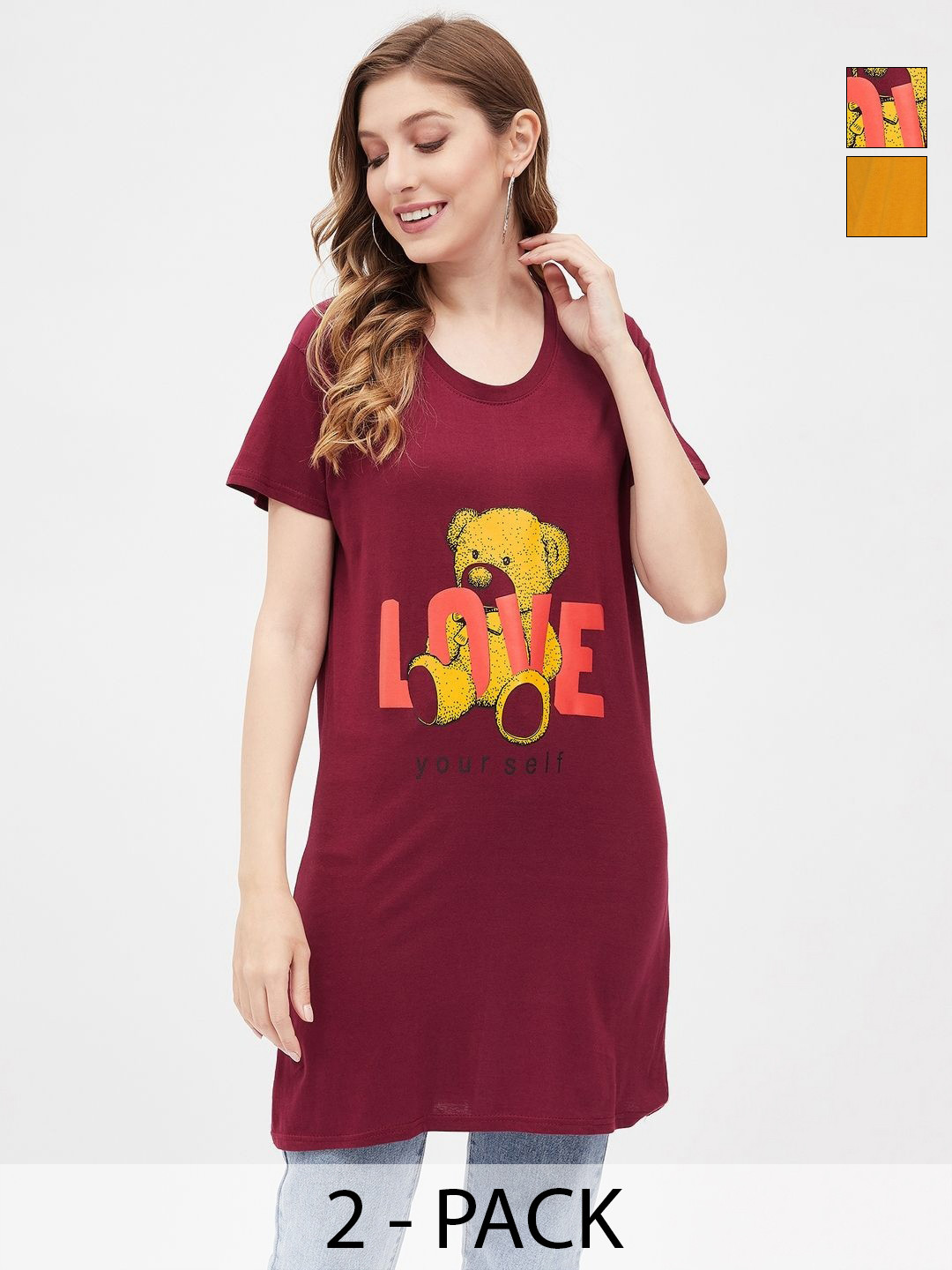 Christy World Women 2 Cut Outs T-shirt